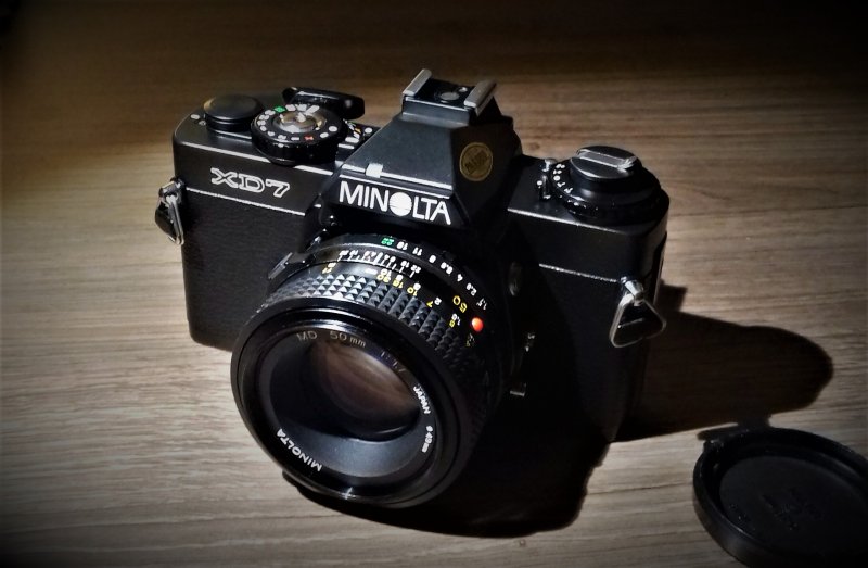 Analogue SLR's I use - Minolta & Praktica