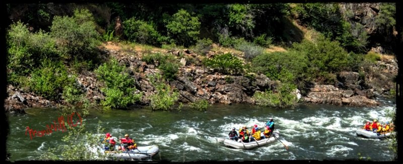 RIVER RAFTING ON THE MERCED