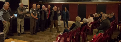 TM100VIMY team take questions after the presentation (4/3/2017)