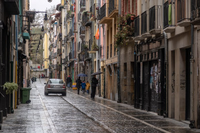 Rainy streets, Pamplona (4/11/2018)