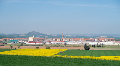 Approaching Santo Domingo de la Calzada (4/18/2018)