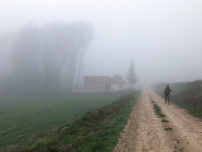 Foggy morning, leaving San-Bol (4/24/2018)