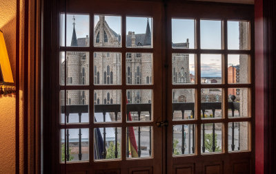 Bishop's palace from the Hotel Gaudi (5/2/2018)