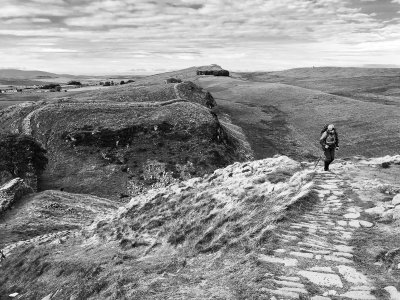 The path above Sycamore Gap (9/25/2018)