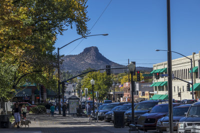 Thumb Butte from Downtown Prescott, AZ
