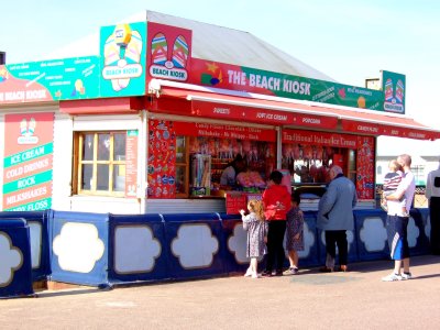 Ice Cream Kiosk on St.Annes Front