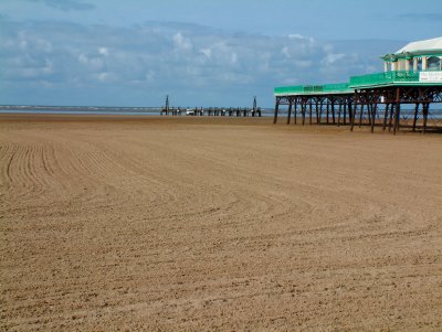 Raked sands at St.Annes