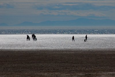 Silhouettes on Lytham St.Annes beavh