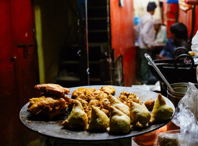 Street food on Siddhidas Marg