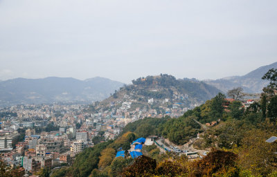 City view from Swayambunath