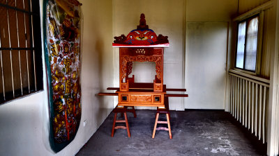 For carrying a God, temple in Neihu 