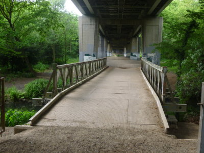 Boston Manor Park bisected by M4 flyover