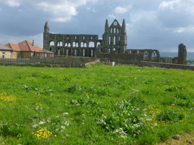 Approaching Whitby Abbey again