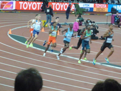 Kyle Langford in mens 800 metres final