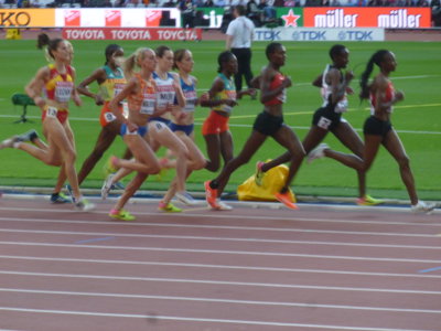 The African athletes take the lead