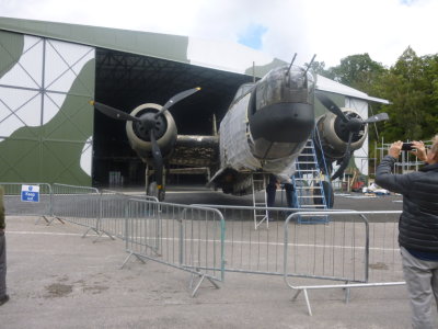 Wellington Bomber which crashed in Loch Ness in WW2 was retrieved. Now being restored at Brooklands.