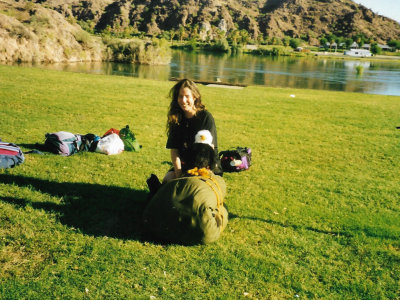 Brenda at Lake Haversad