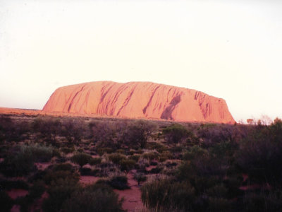 Ayers Rock changing colour stage 3