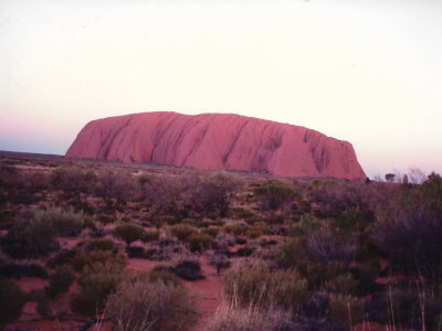 Ayers Rock changing colour stage 4