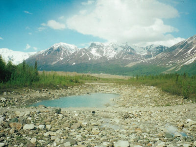 A large number of Alaska's biggest mountain peaks lie in Kenai Fjords NP