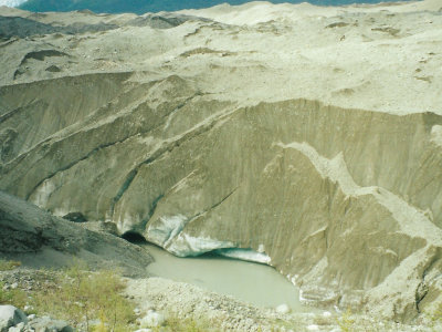 Scene from the glacier