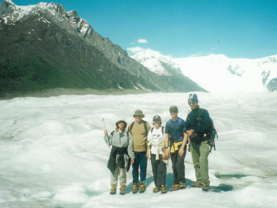 Those of us who did the full days walk on the Kendicott Glacier
