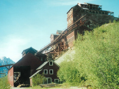 Kennicott copper mine workings