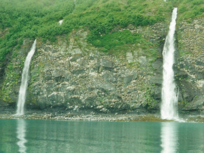 Twin waterfalls