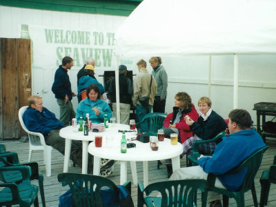 Relaxing on the ferry from Seward to Valdez