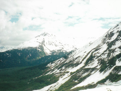 View of the mountainside