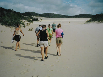 Treking in Fraser Island