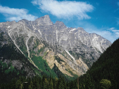 Rocky mountain scenery