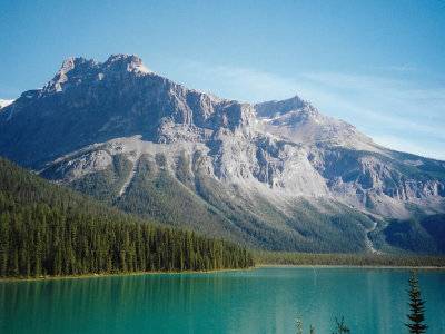 Mountain seen from lake