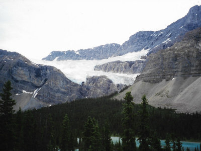 Glacier seen from a distance