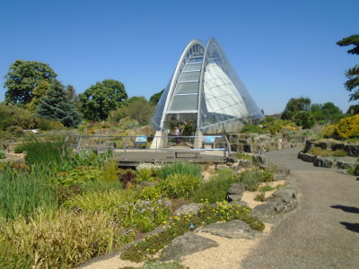 Alpine House in Rock Garden