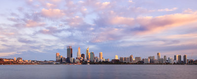 Perth and the Swan River at Sunrise, 19th February 2012