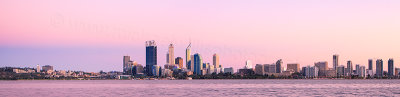 Perth and the Swan River at Sunrise, 11th March 2012