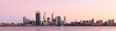 Perth and the Swan River at Sunrise, 20th March 2012
