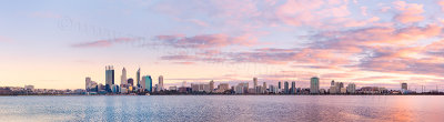 Perth and the Swan River at  Sunrise, 22nd March 2012