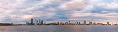 Perth and the Swan River at Sunrise, 5th May 2012