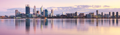Perth and the Swan River at Sunrise, 11th May 2012