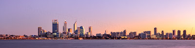 Perth and the Swan River at Sunrise, 12th May 2012