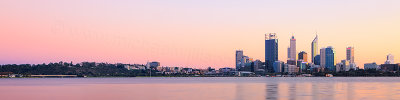 Perth and the Swan River at Sunrise, 19th May 2012