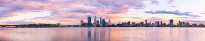 Perth and the Swan River at Sunrise, 22nd July 2012