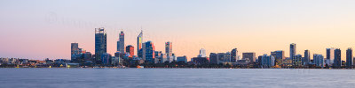 Perth and the Swan River at Sunrise, 30th July 2012