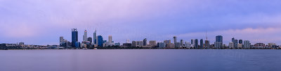 Perth and the Swan River at Sunrise, 17th August 2012