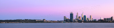 Perth and the Swan River at Sunrise, 8th September 2012