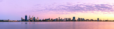 Perth and the Swan River at Sunrise, 9th September 2012