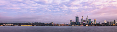 Perth and the Swan River at Sunrise, 10th September 2012