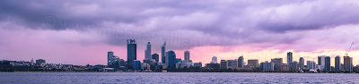 Perth and the Swan River at Sunrise, 20th September 2012